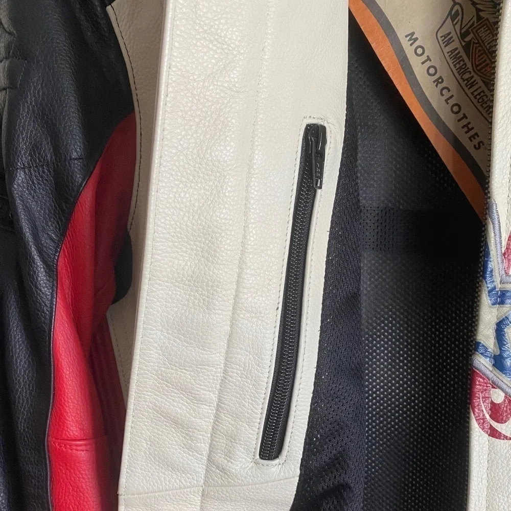 Women's Authentic Harley Davidson leather Jacket Color RAPID CITY Large NWT‌‌‌‌ - Picture 7 of 13